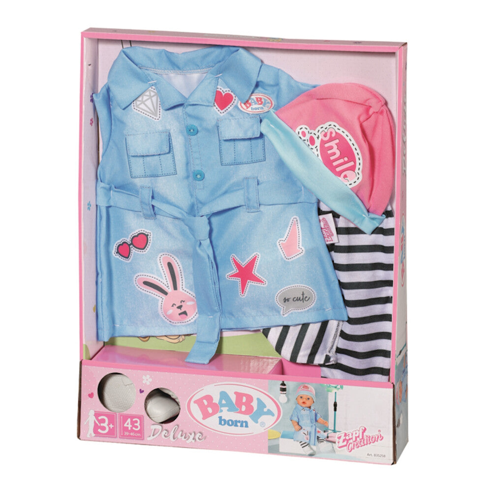 Baby born Deluxe Jeans Kleid